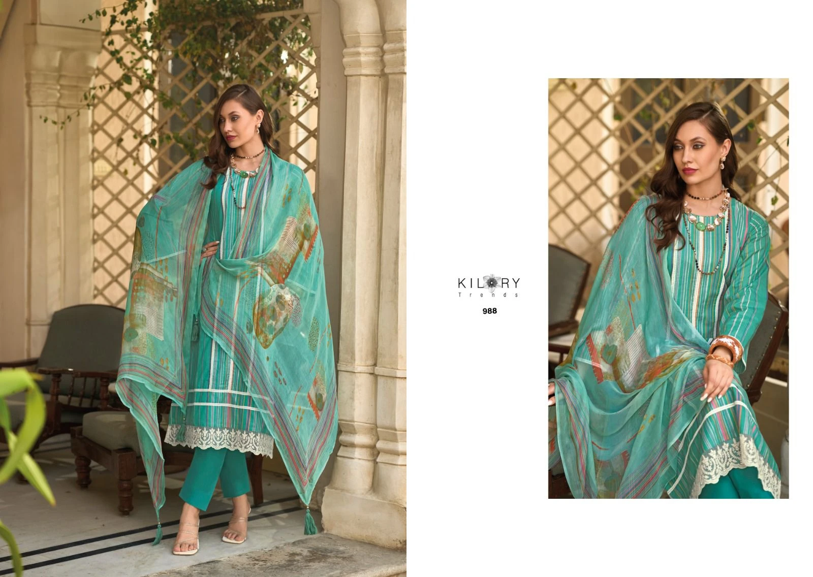 Kilory Trendz Legacy of Summer Pure Lawn Cotton Wholesale Fancy Pakistani Salwar Suit Catalog — Wholesale Salwar Suits, Kilory Trends wholesale from Surat — view 2